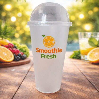 Пластиковые стаканы с вашим лого 350 мл