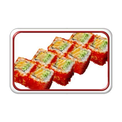 Ролл «Калифорния с лососем»