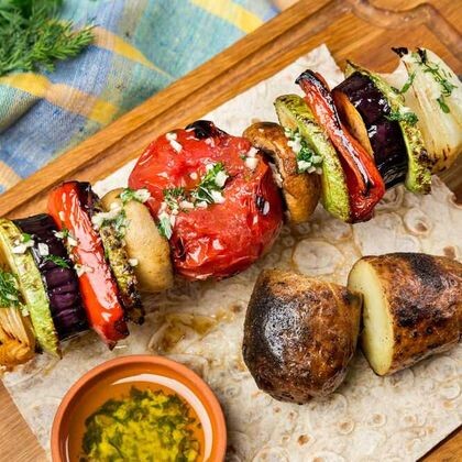 Шашлык из овощей