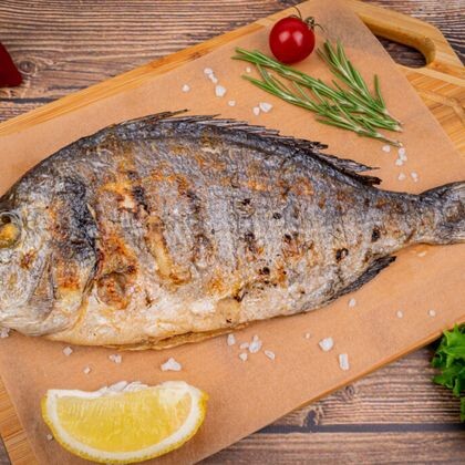 Дорадо на гриле