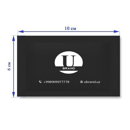 Влажные салфетки с нанесением логотипа