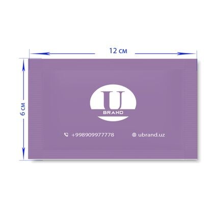 Влажные салфетки с нанесением логотипа