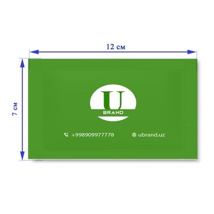 Влажные салфетки с нанесением логотипа