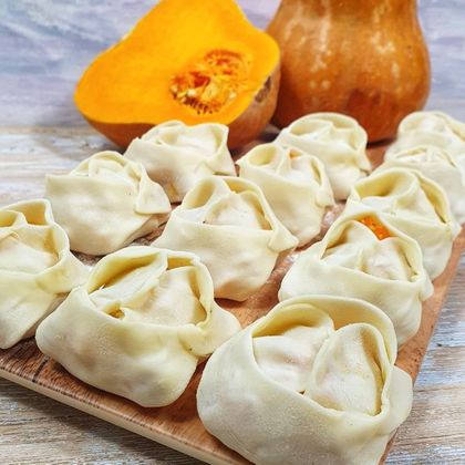 Манты с ТЫКВА+ФАРШ ГОВ 10 шт