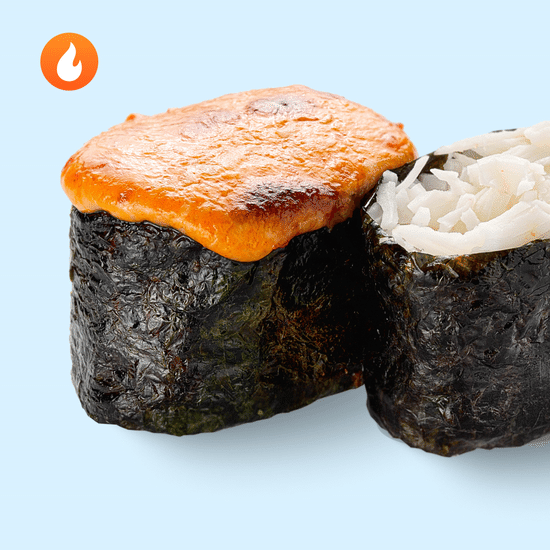 Краб гункан запечённый