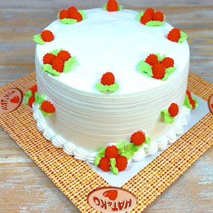 НЕЖНЫЙ С МАЛИНОЙ ⌀18